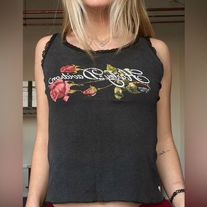HARLEY DAVIDSON VINTAGE TANK with lace edges